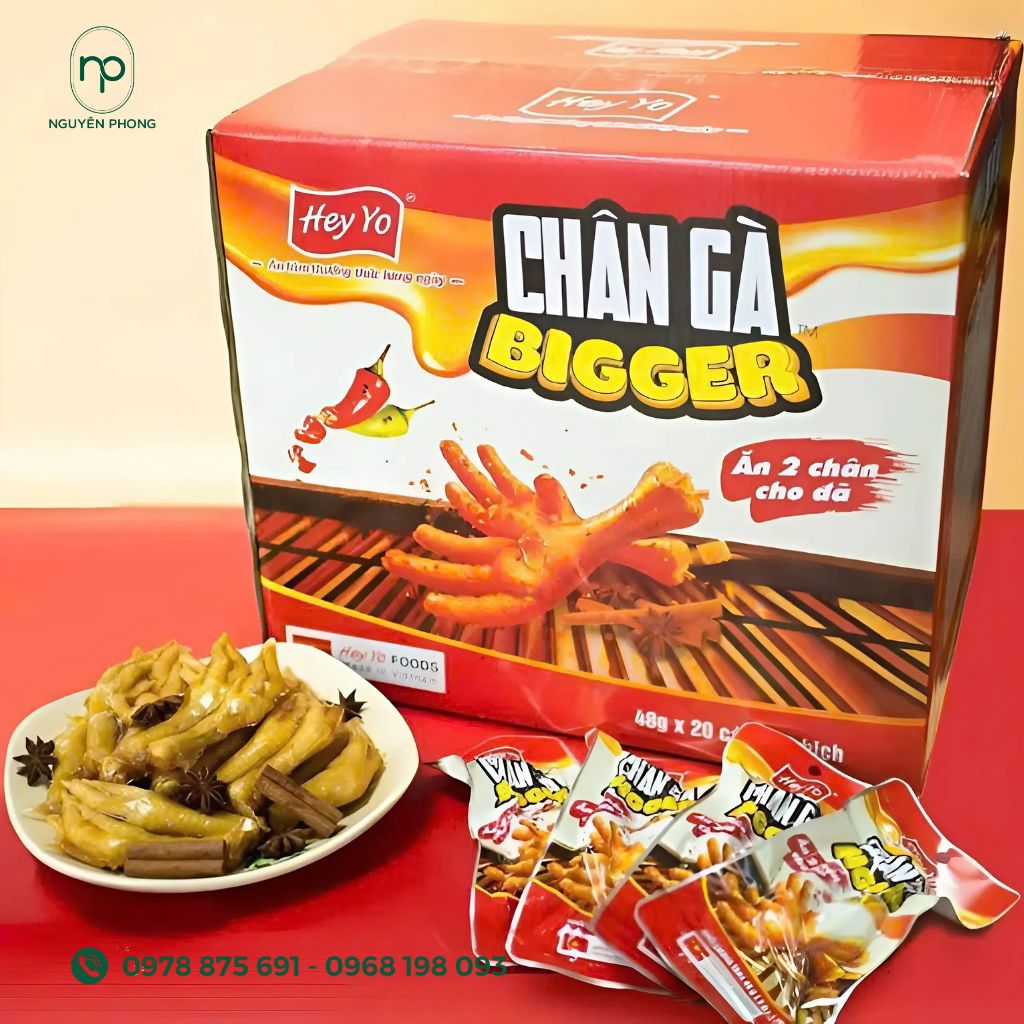 Hộp giấy đựng chân gà Bigger